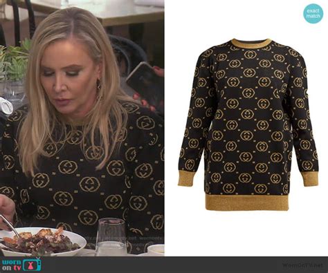 gucci sweater dress shannon beador.